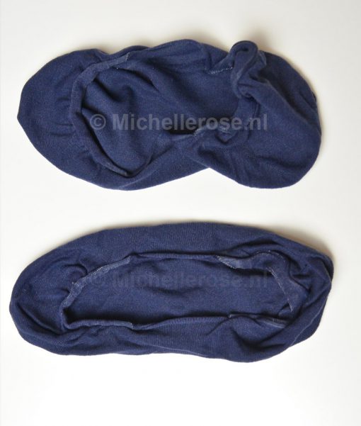 gedragen kousenvoetjes donkerblauw