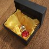 Geile gouden kleine buttplug - Robijn