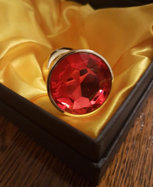 Geile gouden kleine buttplug - Robijn - Afbeelding 2