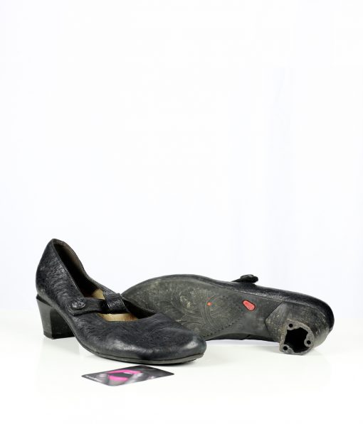 Leren pumps zwart - Afbeelding 2