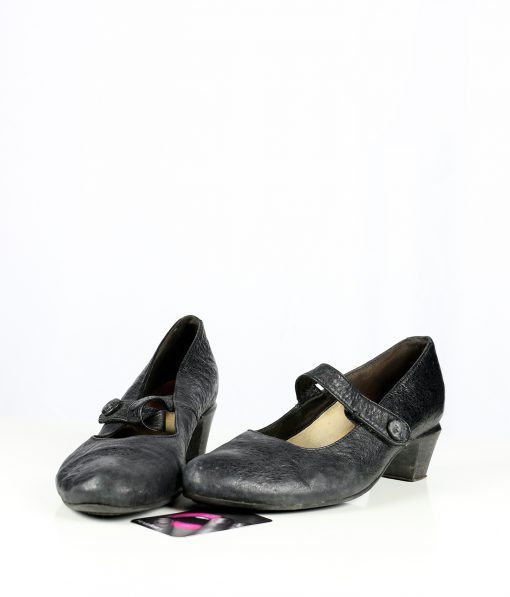 Leren pumps zwart