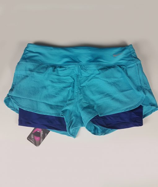 Cool blauw Nike hardloopbroekje
