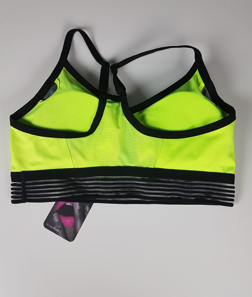 Fluor gele Nike sportbh - Afbeelding 2