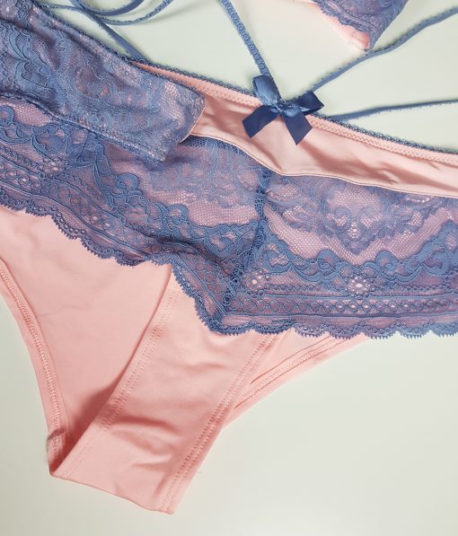 Luxe bh setje met string en slipje - Afbeelding 4