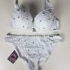 Witte Sapph bikini met versieringen