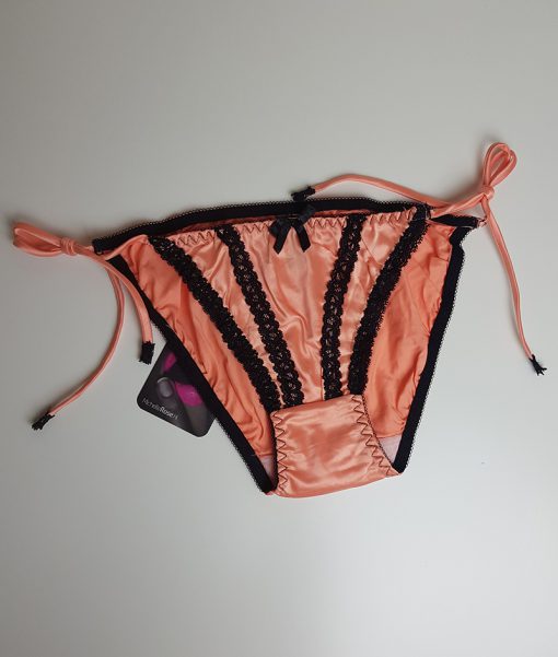Satijnen slipje - oranje