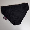 Zwarte high leg slip