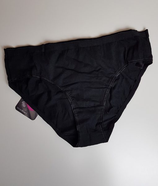 Zwarte high leg slip