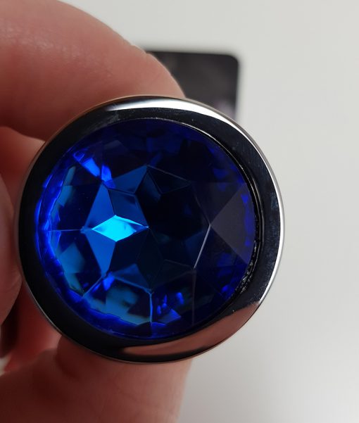 Gebruikte buttplug met blauwe steen - Afbeelding 2