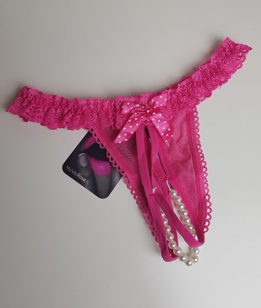 Roze gedragen kralen string - Afbeelding 3