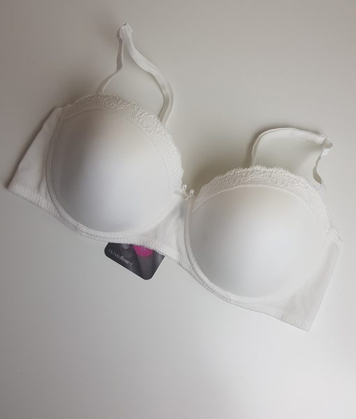 Zachte witte bh