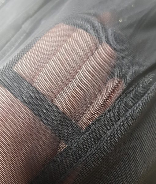 Doorschijnend corset topje - Afbeelding 2