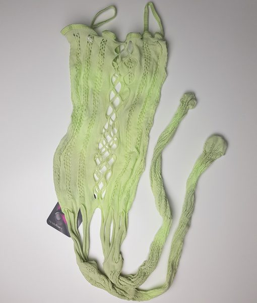Lichtgroene catsuit