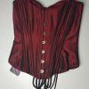 Rood snoer corset
