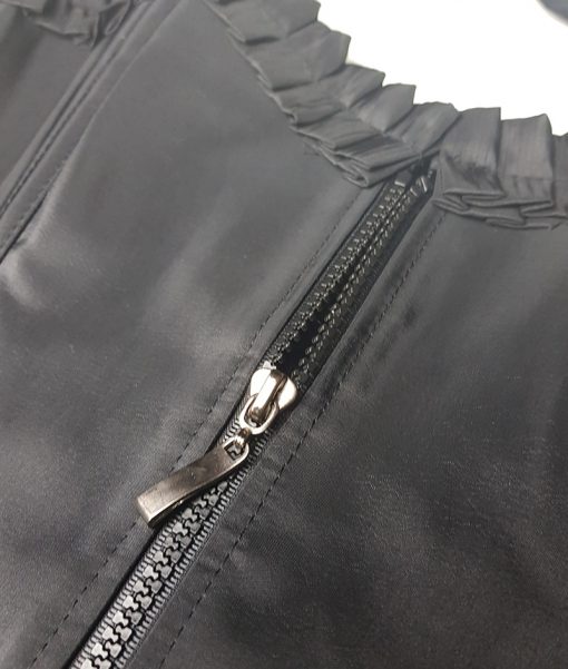 Zwart corset met rits - Afbeelding 3