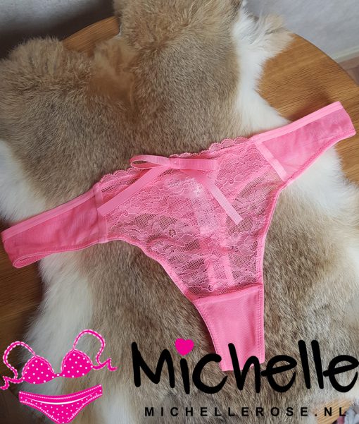 Sexy roze stringetje