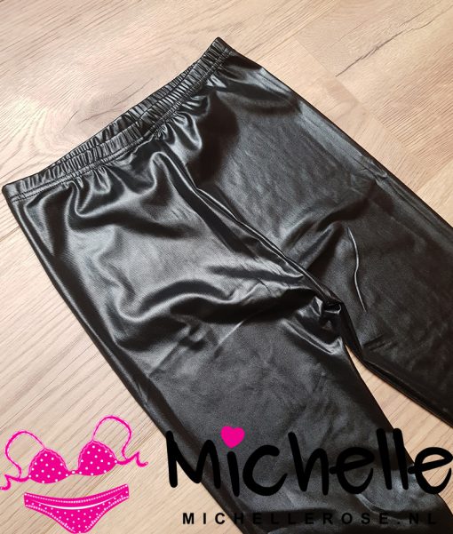 Gedragen wetlook legging - Afbeelding 2