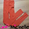 Oranje gedragen legging