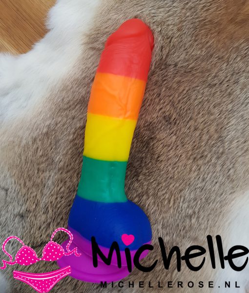 Gebruikte dildo kleurtjes 21cm - Afbeelding 2