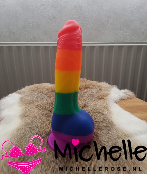Gebruikte dildo kleurtjes 21cm - Afbeelding 3