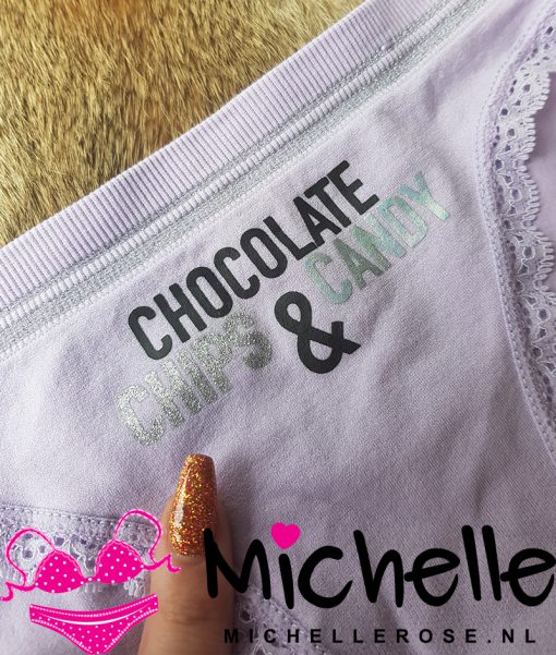 Gedragen slipje - Chocolate, chips & candy - Afbeelding 2