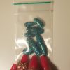 Gebruikte nepnagels - glitter blauw