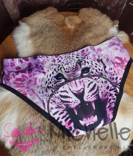Sexy gedragen fietsbroekje met panter - Afbeelding 4