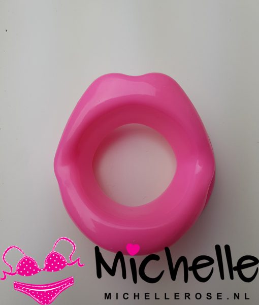 Gebruikte mondknevel roze