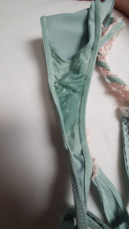 Mintgroene string