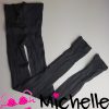 Grijze gedragen legging