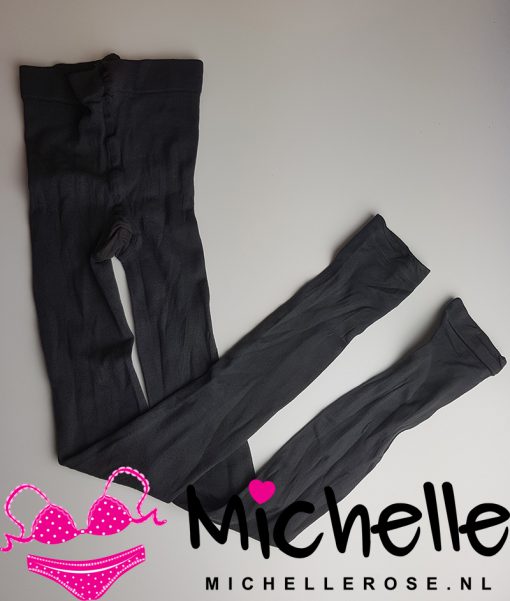Grijze gedragen legging