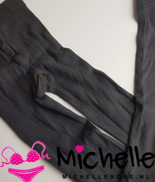 Grijze gedragen legging - Afbeelding 2