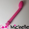 Lekkere gebruikte kapotte roze G-Spot vibrator