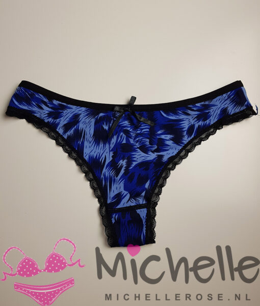 Leuke blauwe string
