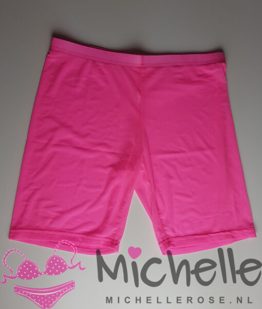 Doorschijnend broekje neon roze