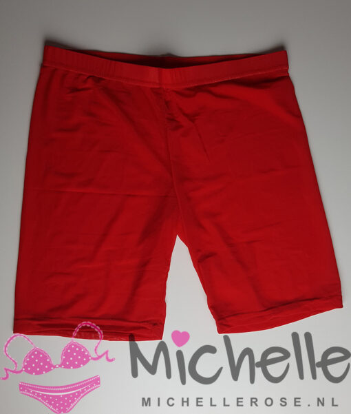 Doorschijnend broekje rood