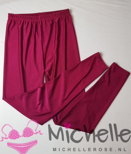 Gedragen legging rood
