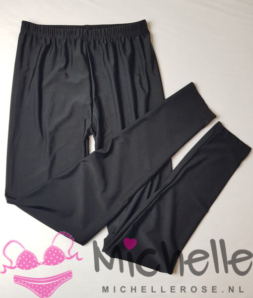 Gedragen legging zwart