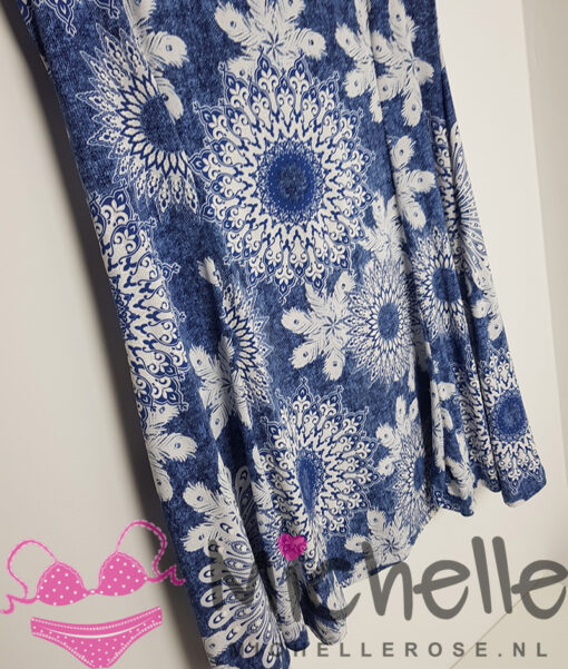 Mooi blauw met wit jurkje - Afbeelding 3