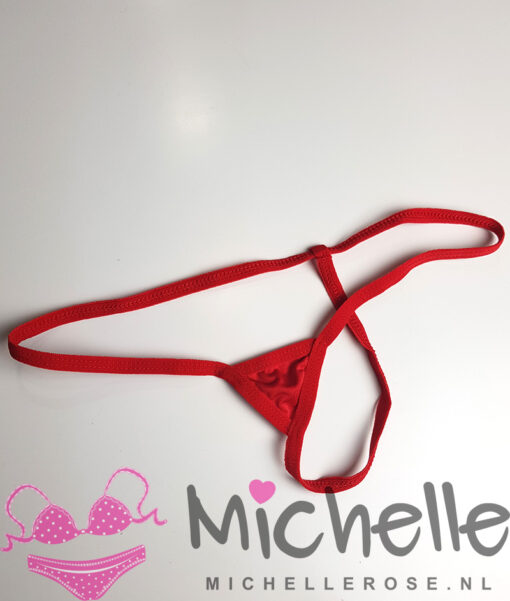 Rood mini stringetje