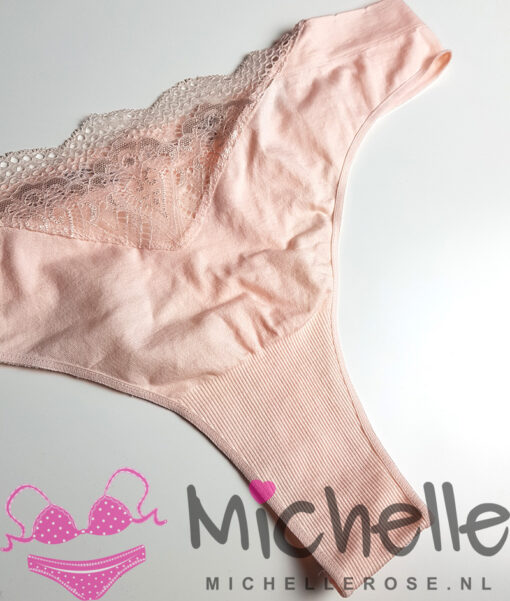 Zachte roze string - Afbeelding 3