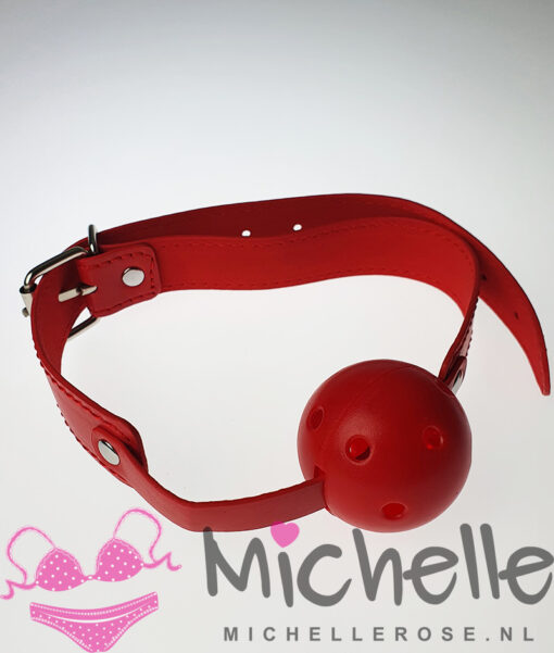 Ball gag rood - Afbeelding 2