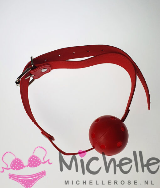 Ball gag rood - Afbeelding 3