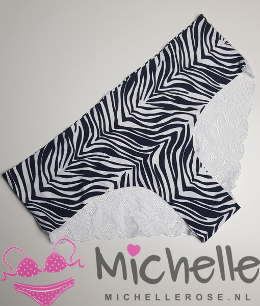 Gedragen invisible hipster zebraprint