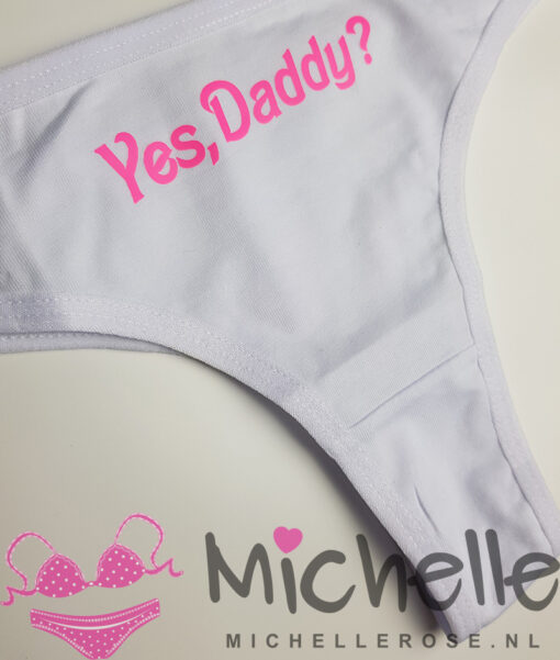 Gedragen witte string – Yes, Daddy? - Afbeelding 2