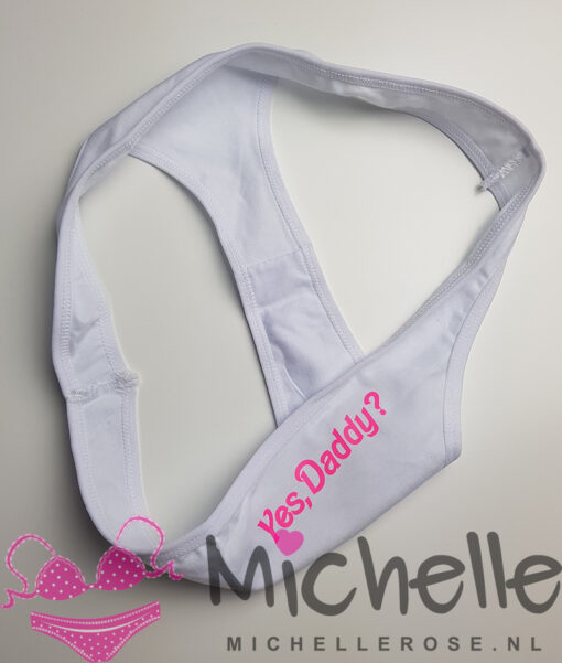 Gedragen witte string – Yes, Daddy? - Afbeelding 3