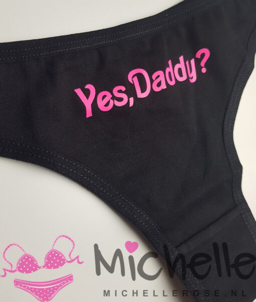 Gedragen zwarte string – Yes, Daddy? - Afbeelding 2