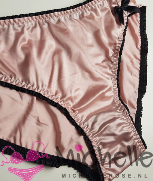 Schattige roze satijnen hipster - Afbeelding 2