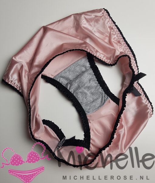 Schattige roze satijnen hipster - Afbeelding 3