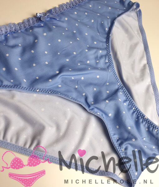 Schattig blauw slipje met stipjes - Afbeelding 2